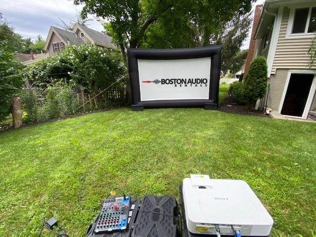 outdoor screens for movies rental